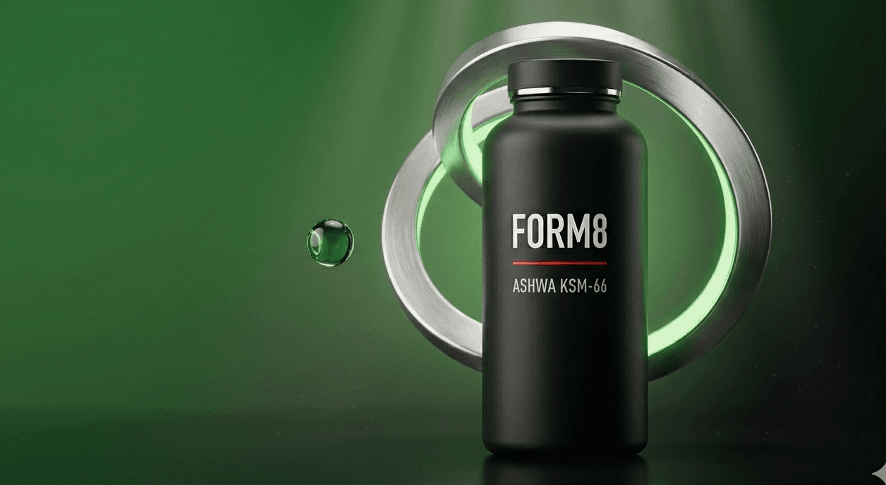 Form8 MAG+ bottle on forest background
